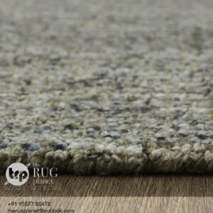 Wool loop tufted