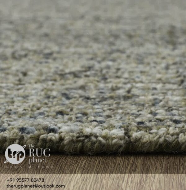 Wool loop tufted
