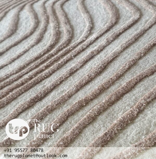 Wool viscose hand crafted